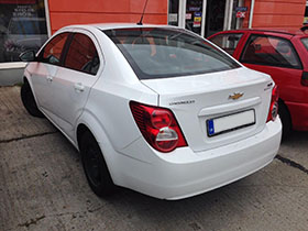 Chevrolet Aveo bérlés hátulról