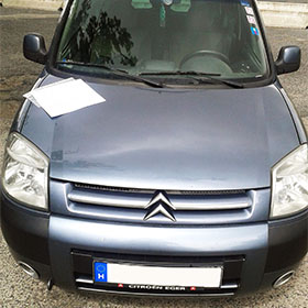 Citroen Berlingo kölcsönzés szemből