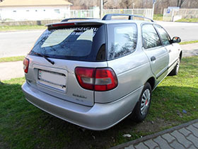 Suzuki Baleno kölcsönzés hátulról
