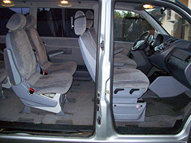 Mercedes V-osztály bérlés utastér