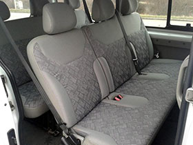 Opel Vivaro bérlés utastér